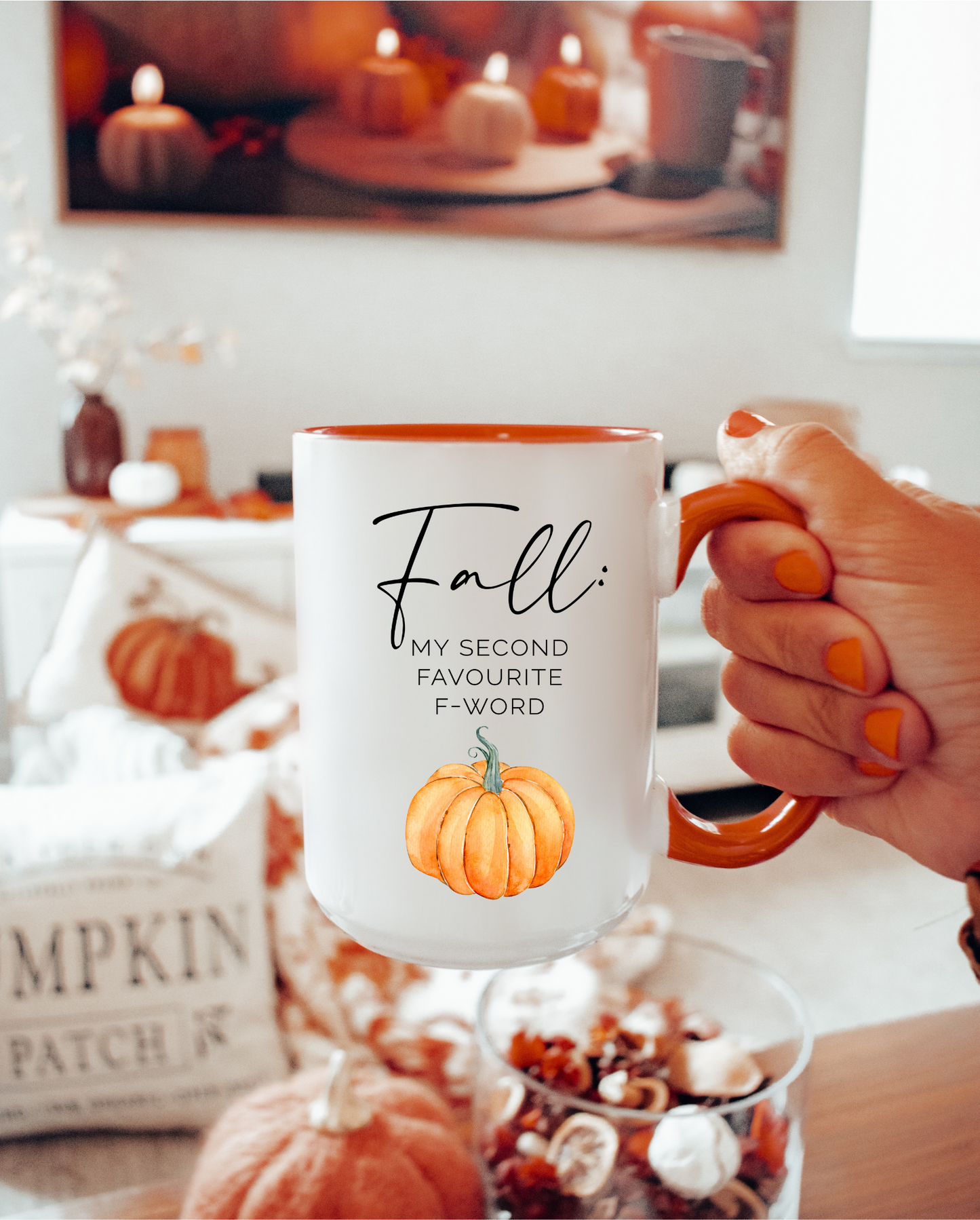 Fall my Favourite Word Mug