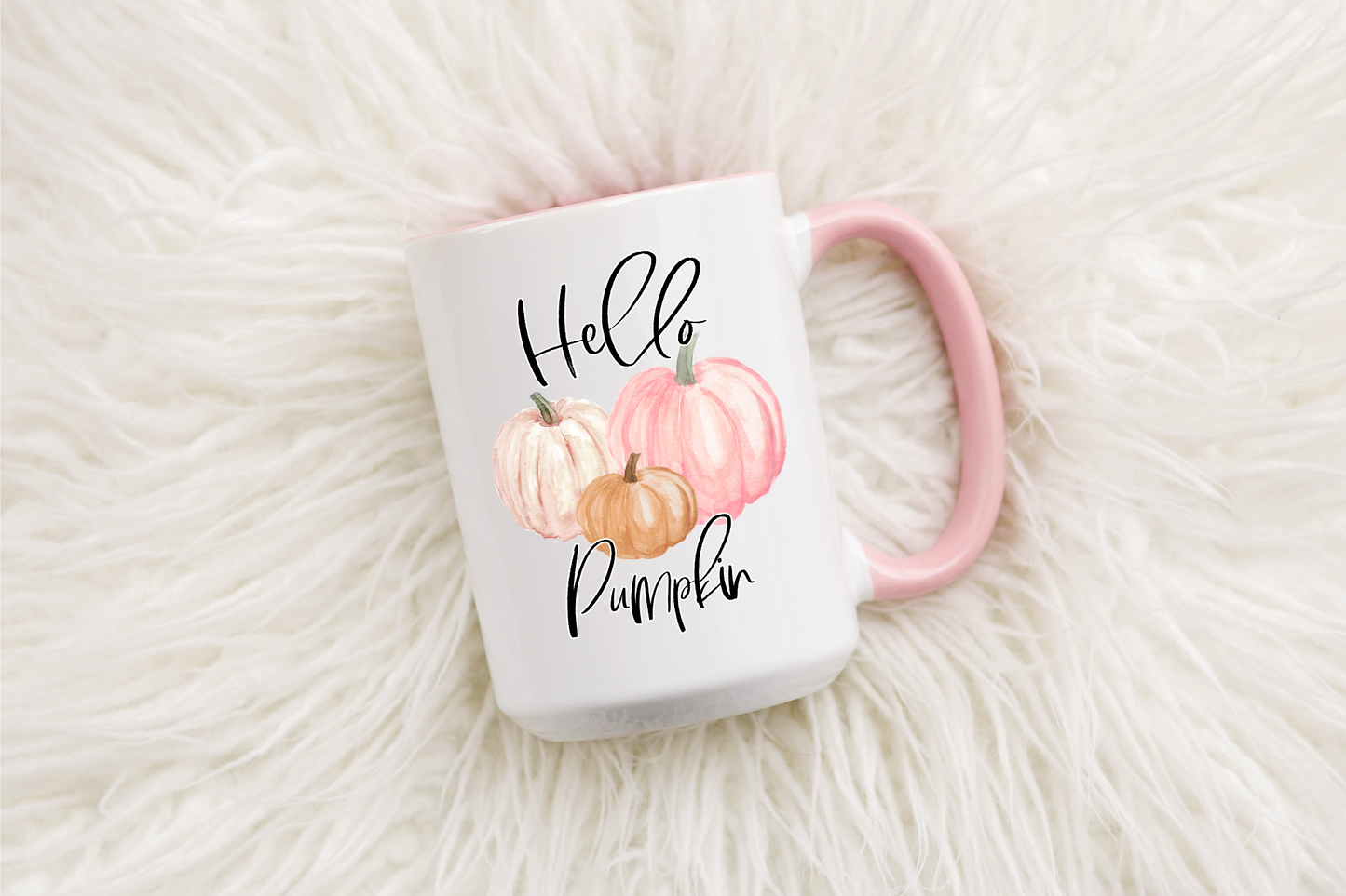 Hello Pumpkin Pink Mug