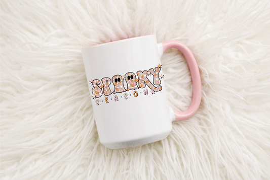 Spooky Season Floral Mug