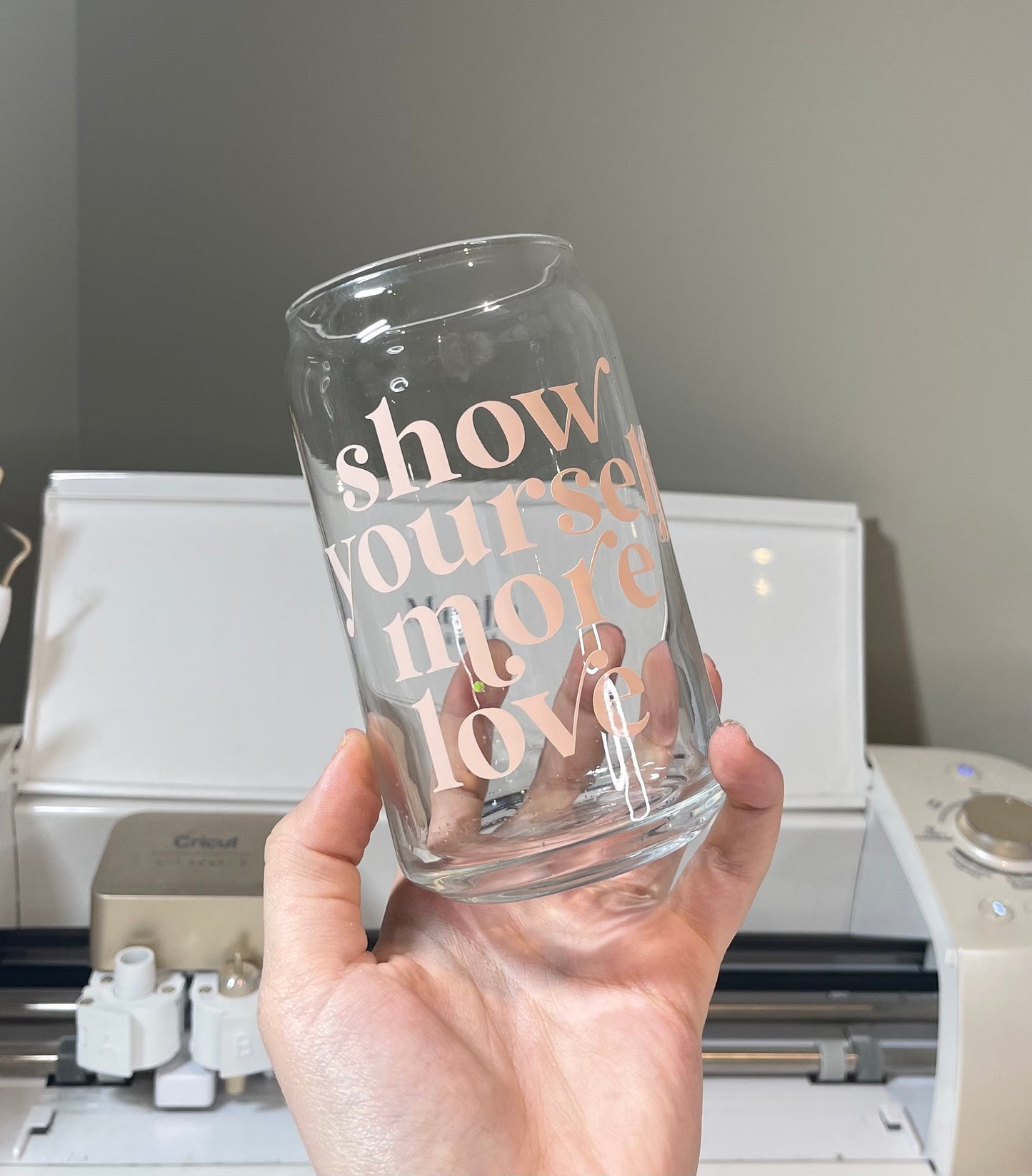 Show Yourself More Love Libbey Glass