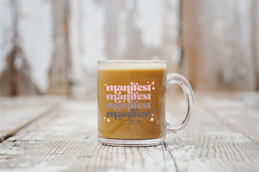 Manifest Glass Mug